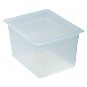 Recipiente GN 1/2 11,7 L Blanco translúcido. Pack de 6 unidades