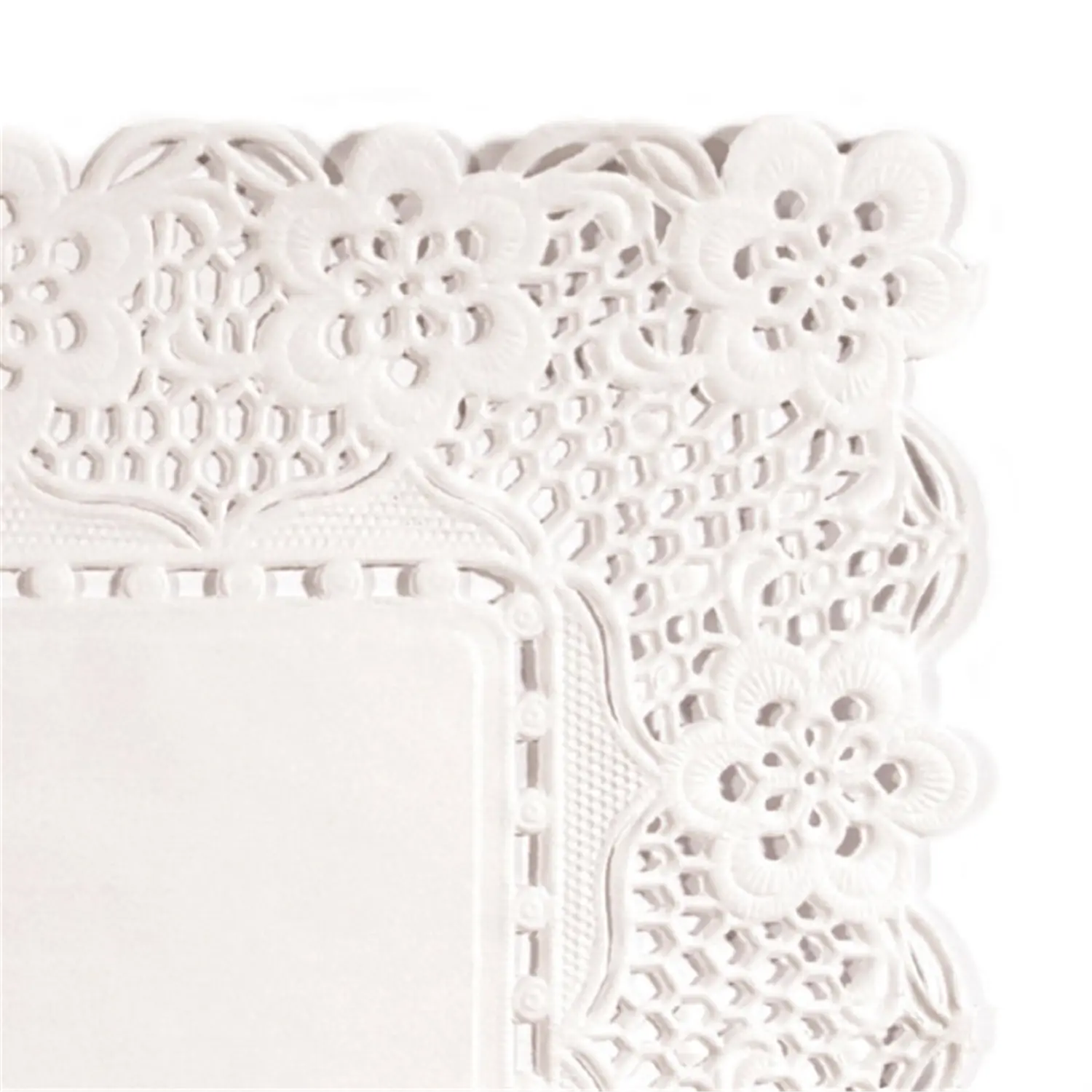 Pizzi rettangolari antigrasso  40 g/m2 40x30 cm bianco pergamana antigrassi (250 unità)
