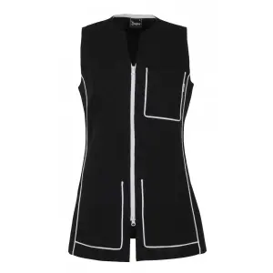 Chaqueta cremallera sin mangas