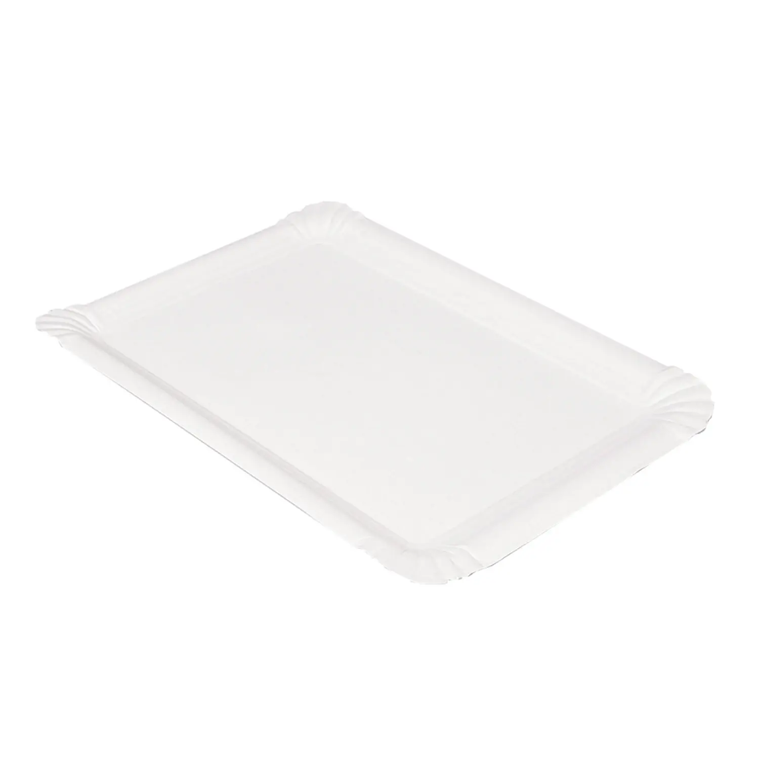 Vassoi pasticceria - piccoli  340 g/m2 23x17 cm bianco cartone (250 unità)