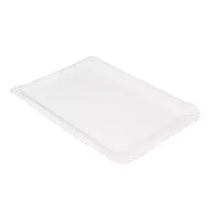 Bandejas pastelería - pequeñas  340 g/m2 23x17 cm blanco cartón (250 unid.)