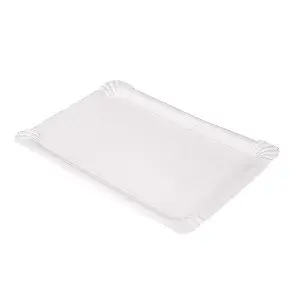 Vassoi pasticceria - medi  400 g/m2 30x21 cm bianco cartone (125 unità)