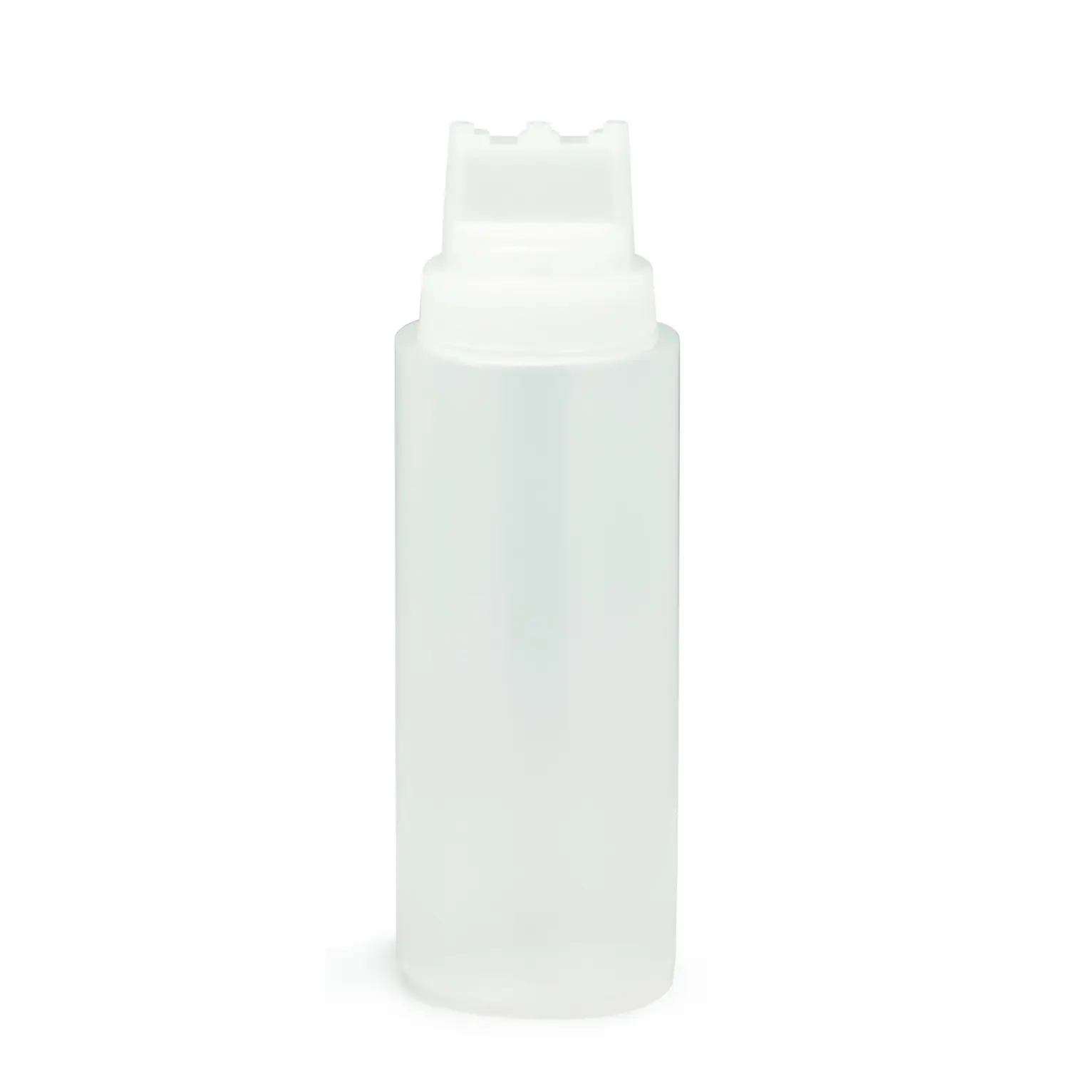 Botella exprimible con boca de 63 mm 950 ml 8,5 x 8,5 x 26,4 cm Blanco translúcido