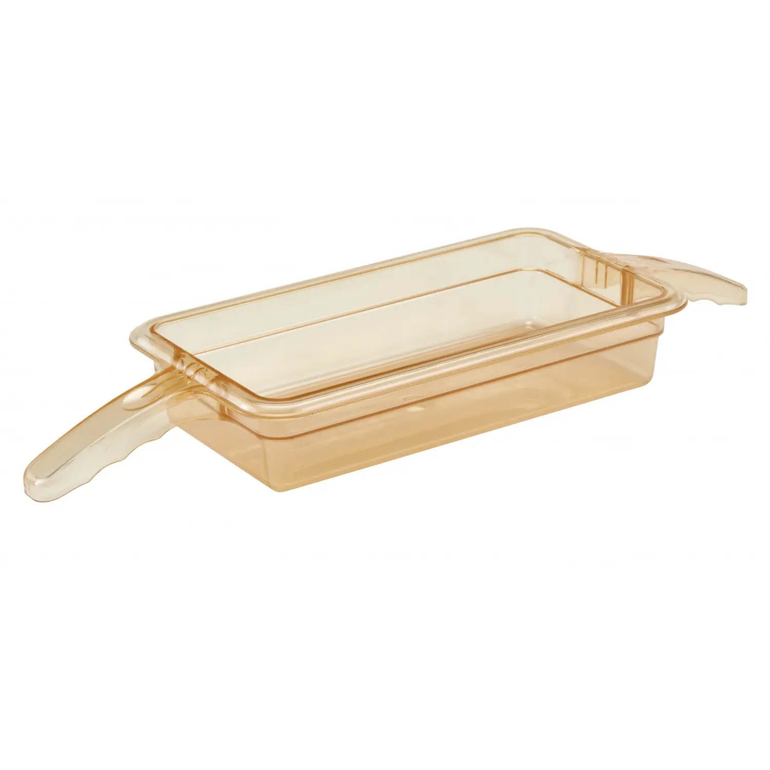 RECIPIENTE DE ALTA TEMPERATURA CON DOBLE ASA (GN 1/3) 17,6 x 32,5 x 6,5 cm Ámbar