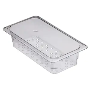 Recipiente colador GN 1/3 Transparente Pack de 6 unidades
