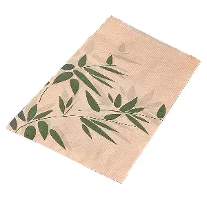 Sacchetti croissant feel green  32 g/m2 12+5x14 cm naturale kraft (500 unità)