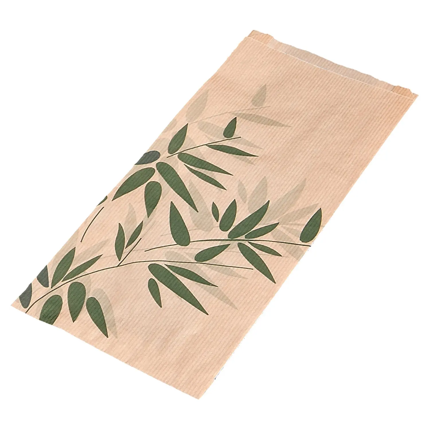 Sacos padaria feel green 2 kg 32 g/m2 19+8x35 cm natural kraft (250 unidade)