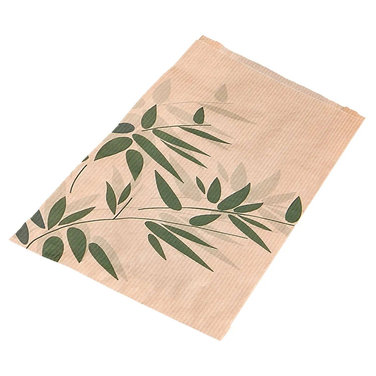 Sacchetto panetteria feel green  32 g/m2 26+8x35 cm naturale kraft (250 unità)
