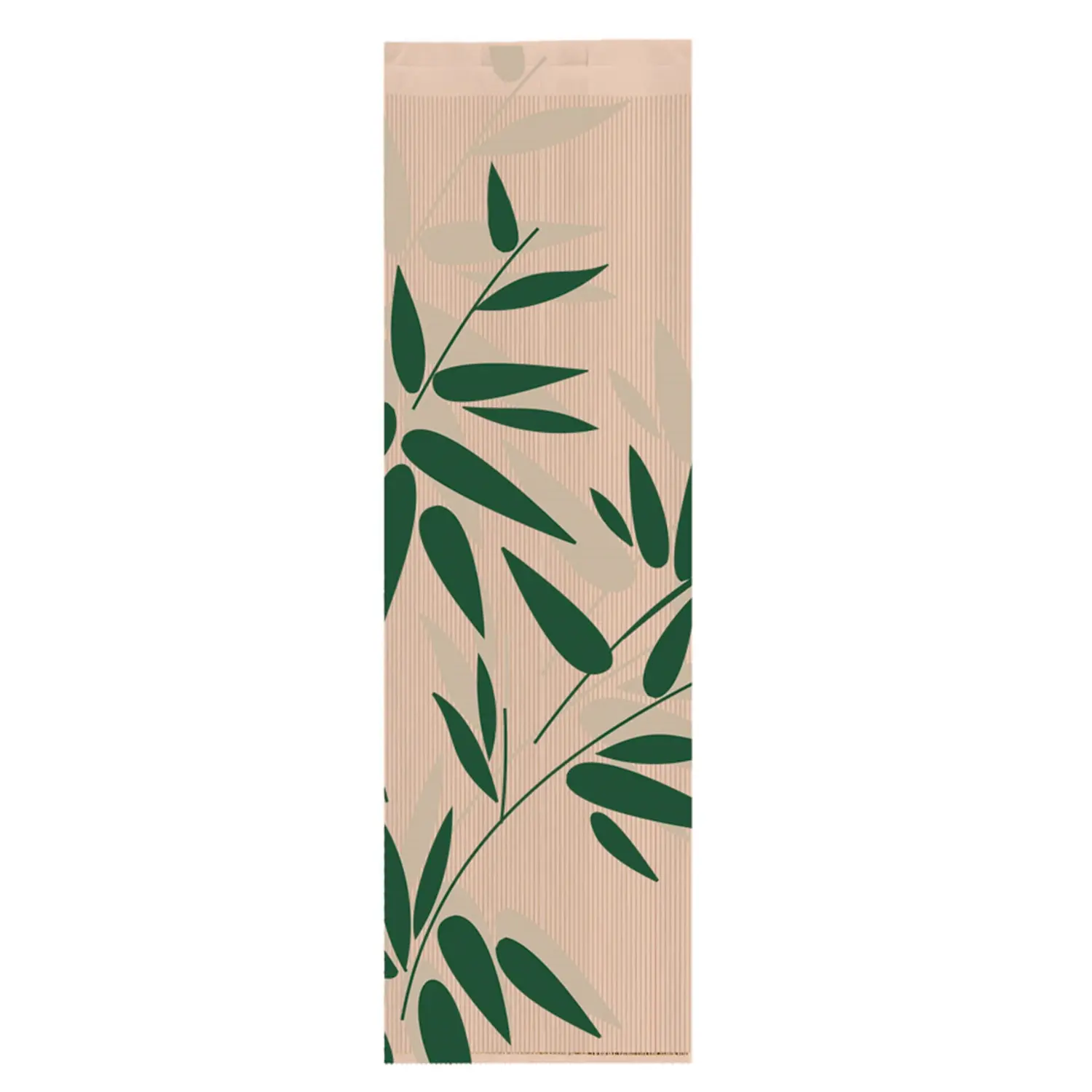 Sacchetto panetteria feel green  32 g/m2 14+9x46 cm naturale kraft (500 unità)