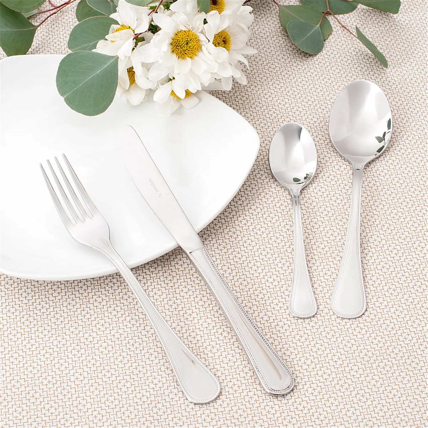 Cucchiai artinox 'sevilla'  19 cm argento acciaio (12 unità)