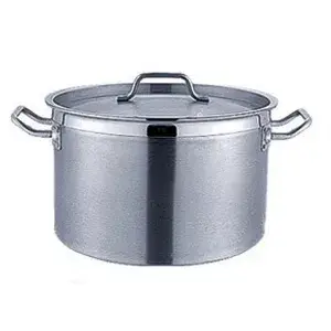 Casseruola con coperchio  14 l ø 32x19,3 cm argento acciaio inox (1 unità)
