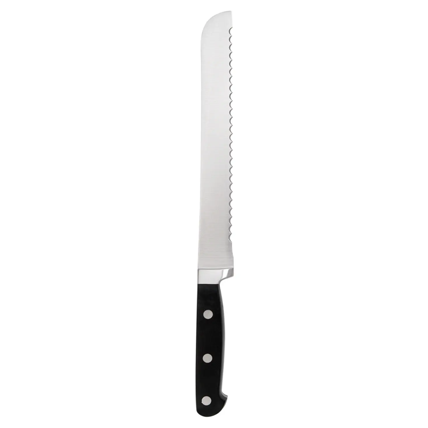 Coltello pane, manico abs   23,5 cm argento acciaio inox (1 unità)