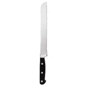 Coltello pane, manico abs   23,5 cm argento acciaio inox (1 unità)