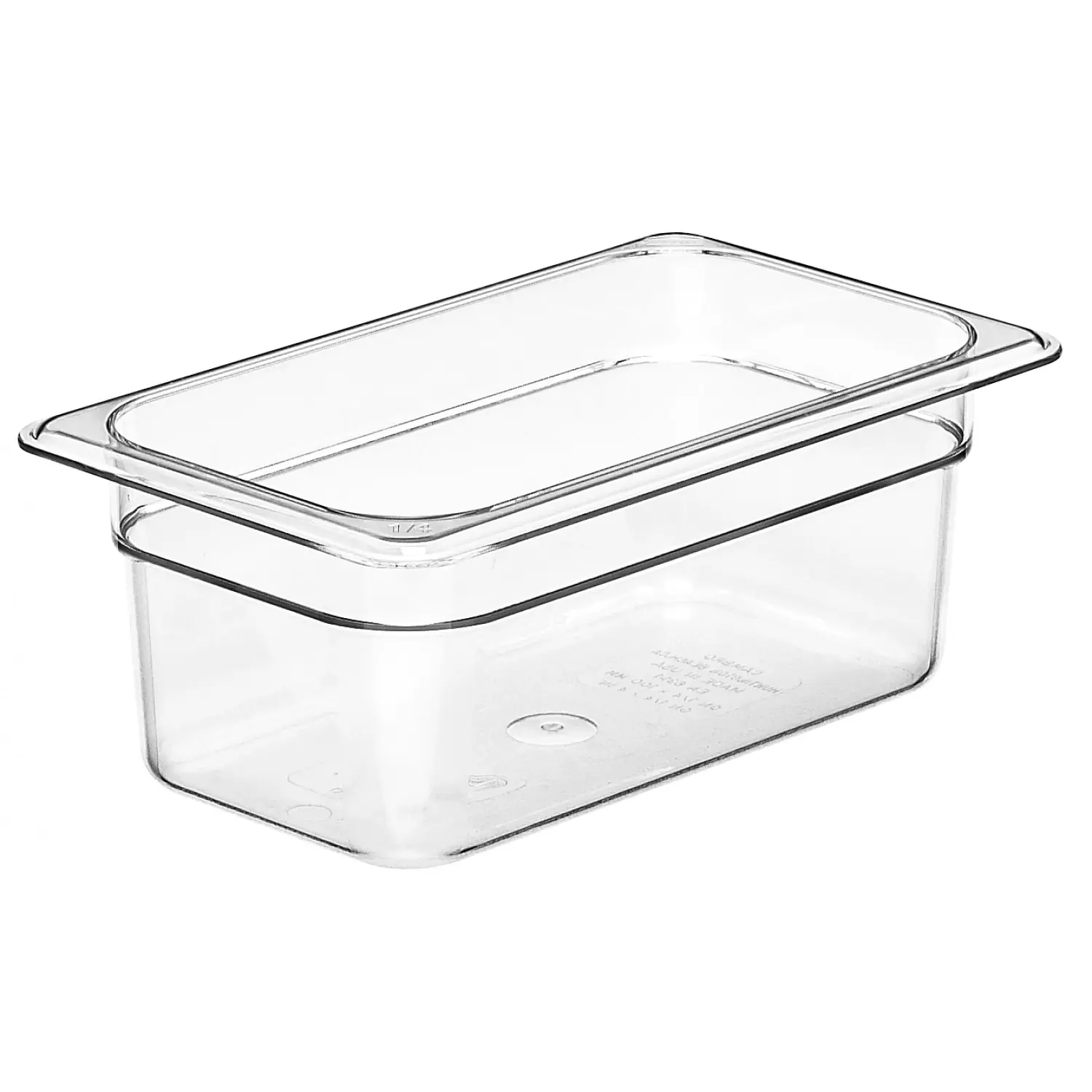 Recipiente GN 1/4 2,5 L Transparente Pack de 6 unidades