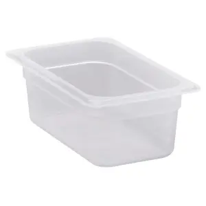 Recipiente GN 1/4 2,5 L Blanco translúcido. (No incluye tapa) Pack de 6 unidades