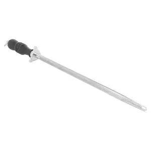 Acciaino, manico abs   30,5 cm argento acciaio inox (1 unità)