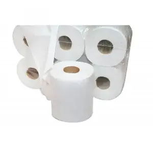 6 unidades. Rolo de papel toalha gofrado 19gr/m² - 700gr | Ref: 4RB211