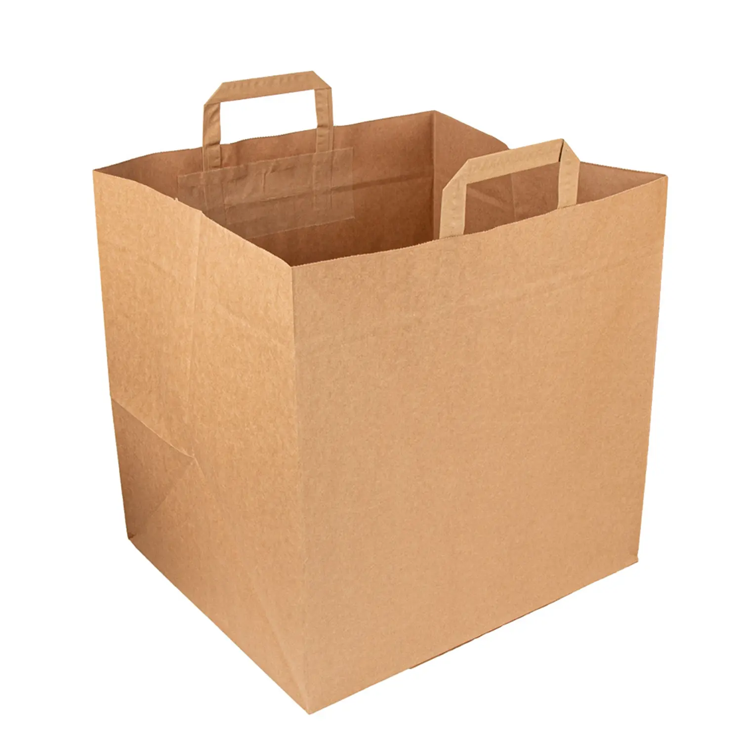 Sacchetti sos per scatole pizza  110 g/m2 36+31x36 cm naturale kraft (125 unità)