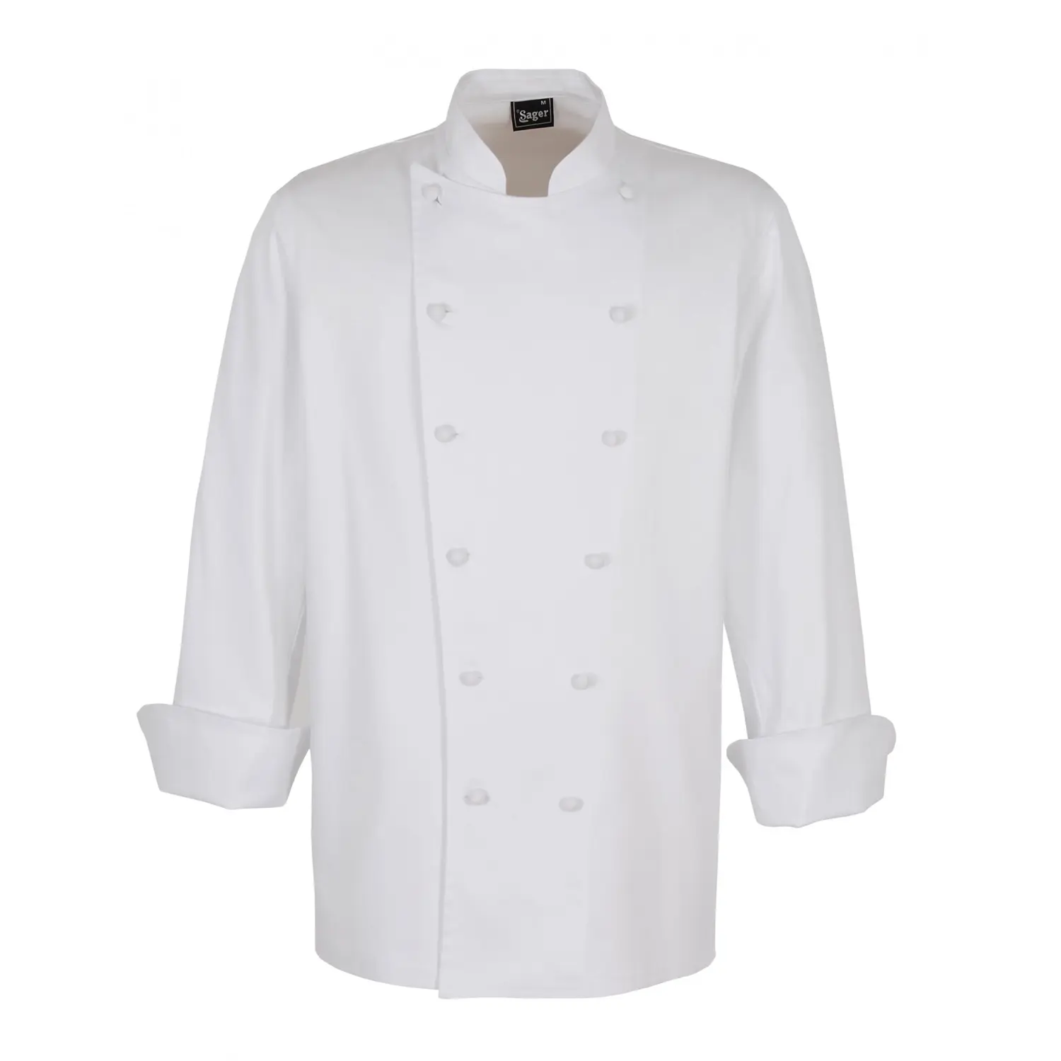 Chaqueta chef 100% algodón elastán