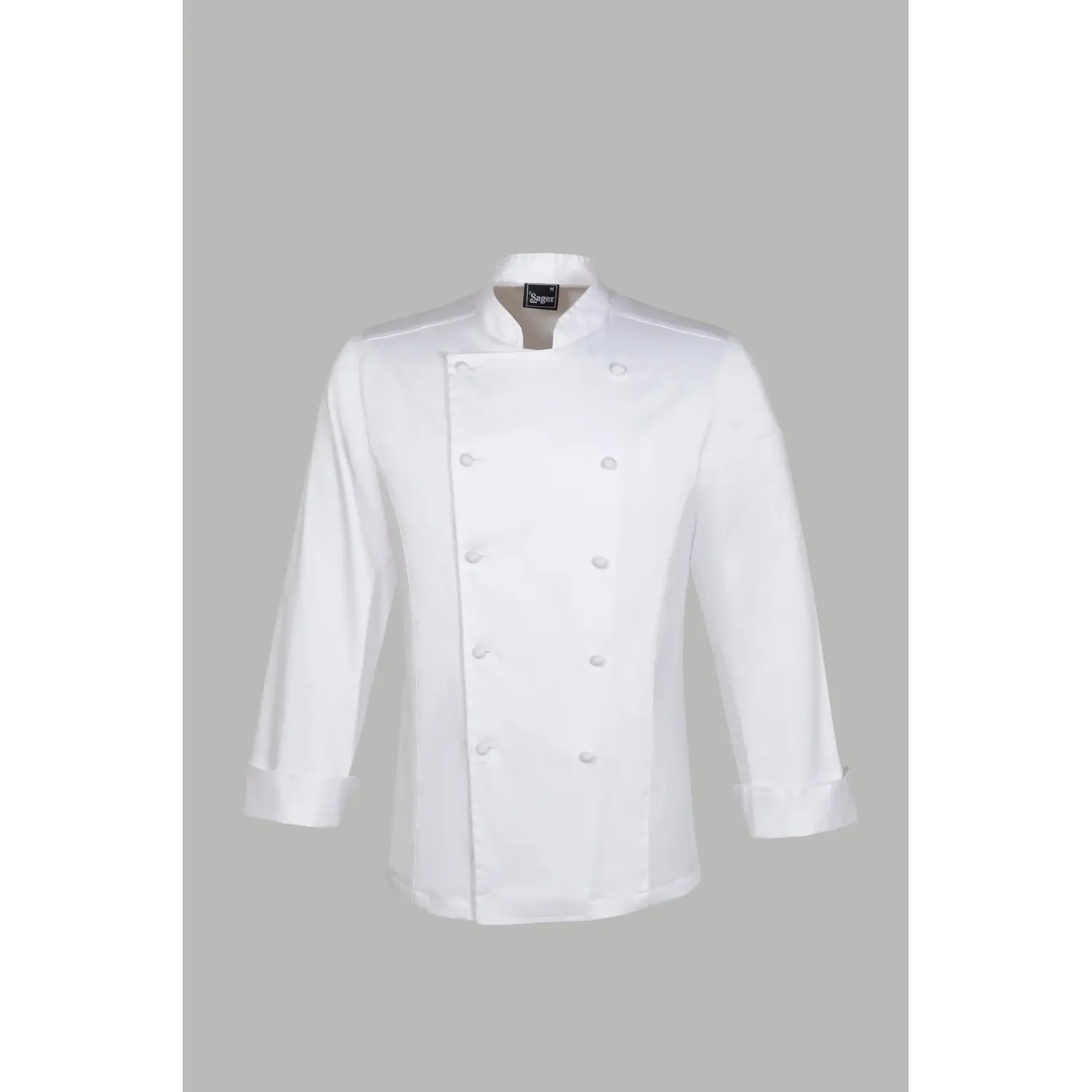 Chaqueta chef entallada, costadillo elástico Coolplus