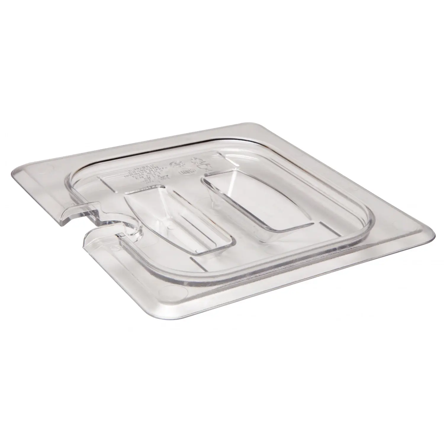 Tapa con muesca y asa GN 1/6 16,2 x 17,6 cm (6 unids)