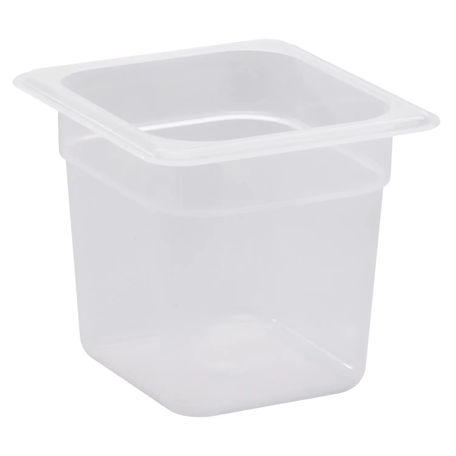 Recipiente GN 1/6 2,2 L Blanco translúcido. Pack de 6 unidades