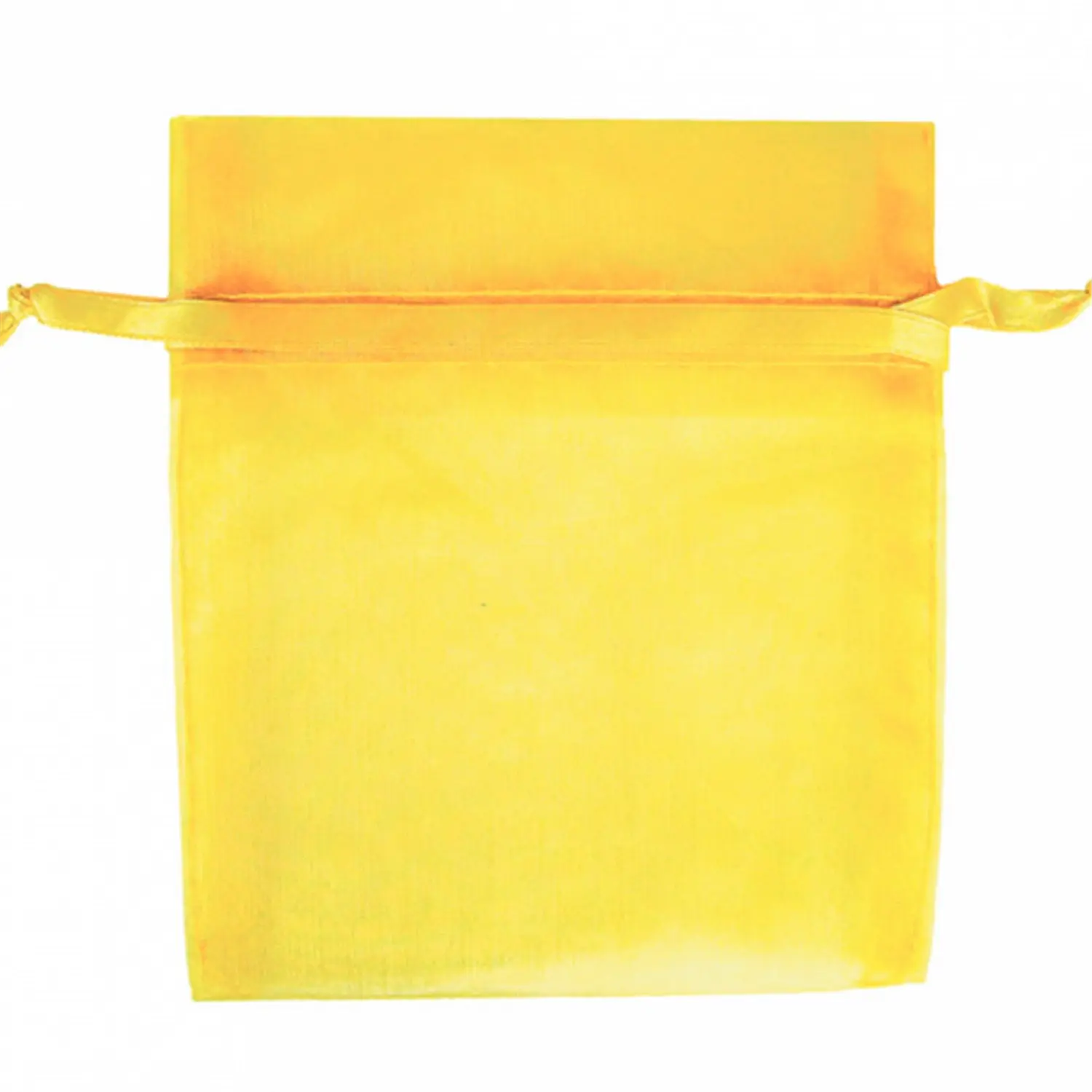 Sacchetti di organza con cordicella   35x40 cm champagne microfibra (48 unità)