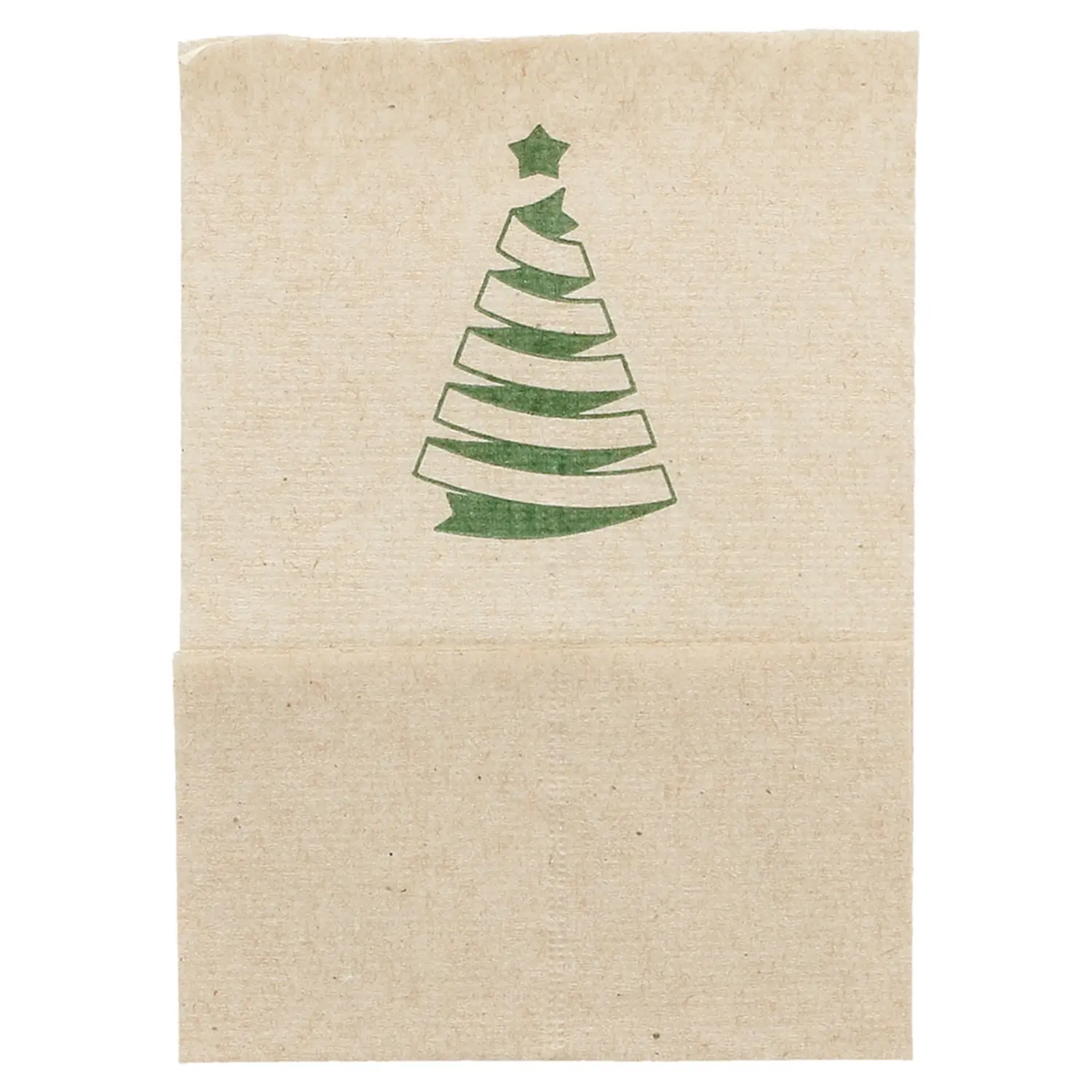 Guardanapos mini "christmas" 1 folha 'christmas' 23 g/m2 17x17 cm natural tissue reciclado (9600 unidade)