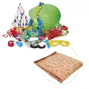 Cotillon in sachetto carta 'eco saint tropez'  26+8x35 cm colori varie (1 unità)