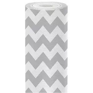 Carta da regalo 50 m. dec.cenefa  60 gr/m2 70 cm argento cellulosa (1 unità)