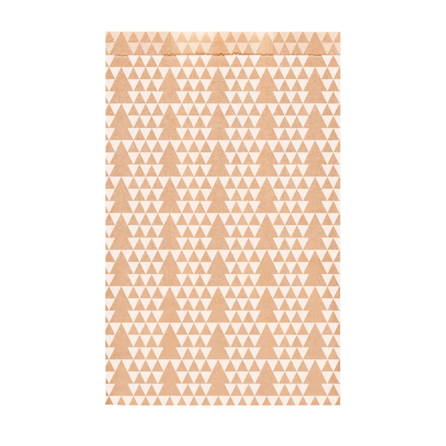 Sacchetti dec. abete  60 gr/m2 19+8x35 cm kraft a costine (250 unità)