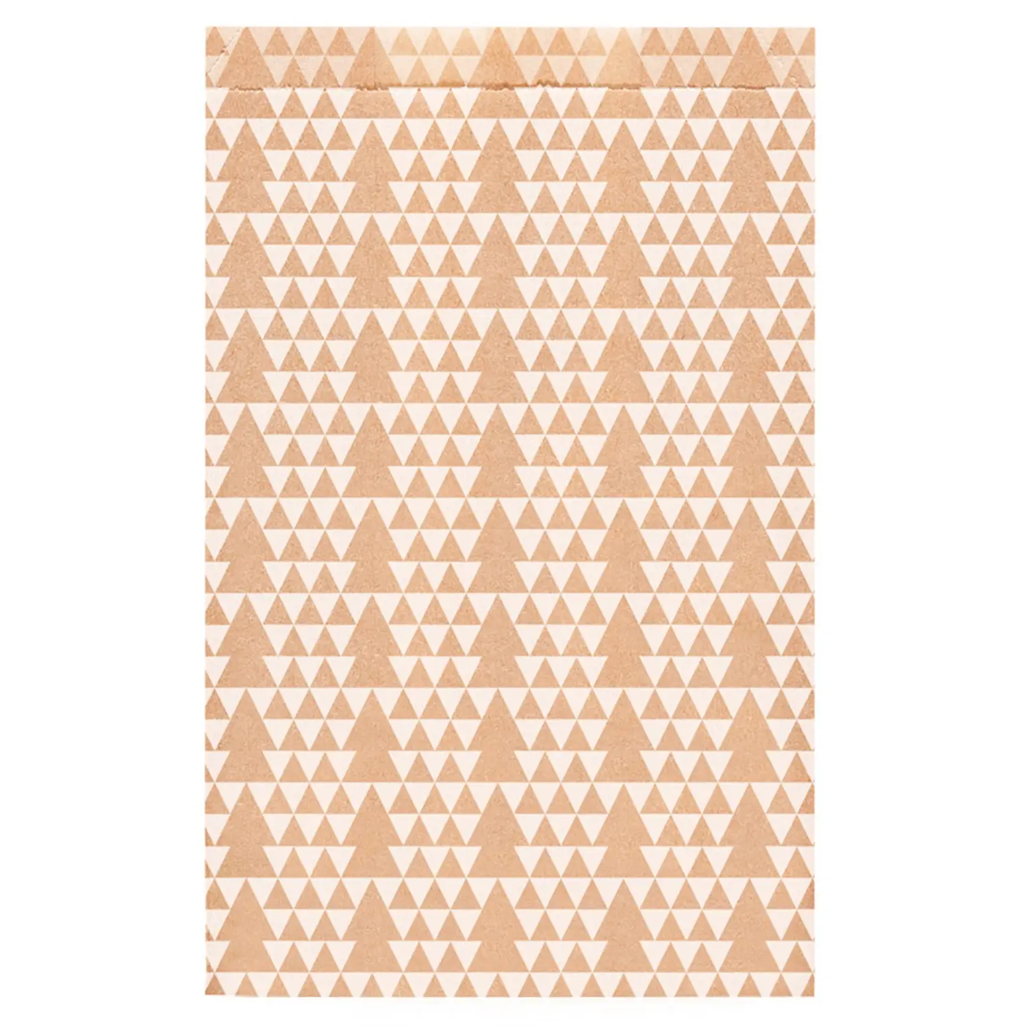 Sacchetti piani abete  60 gr/m2 26+9x38 cm kraft a costine (250 unità)