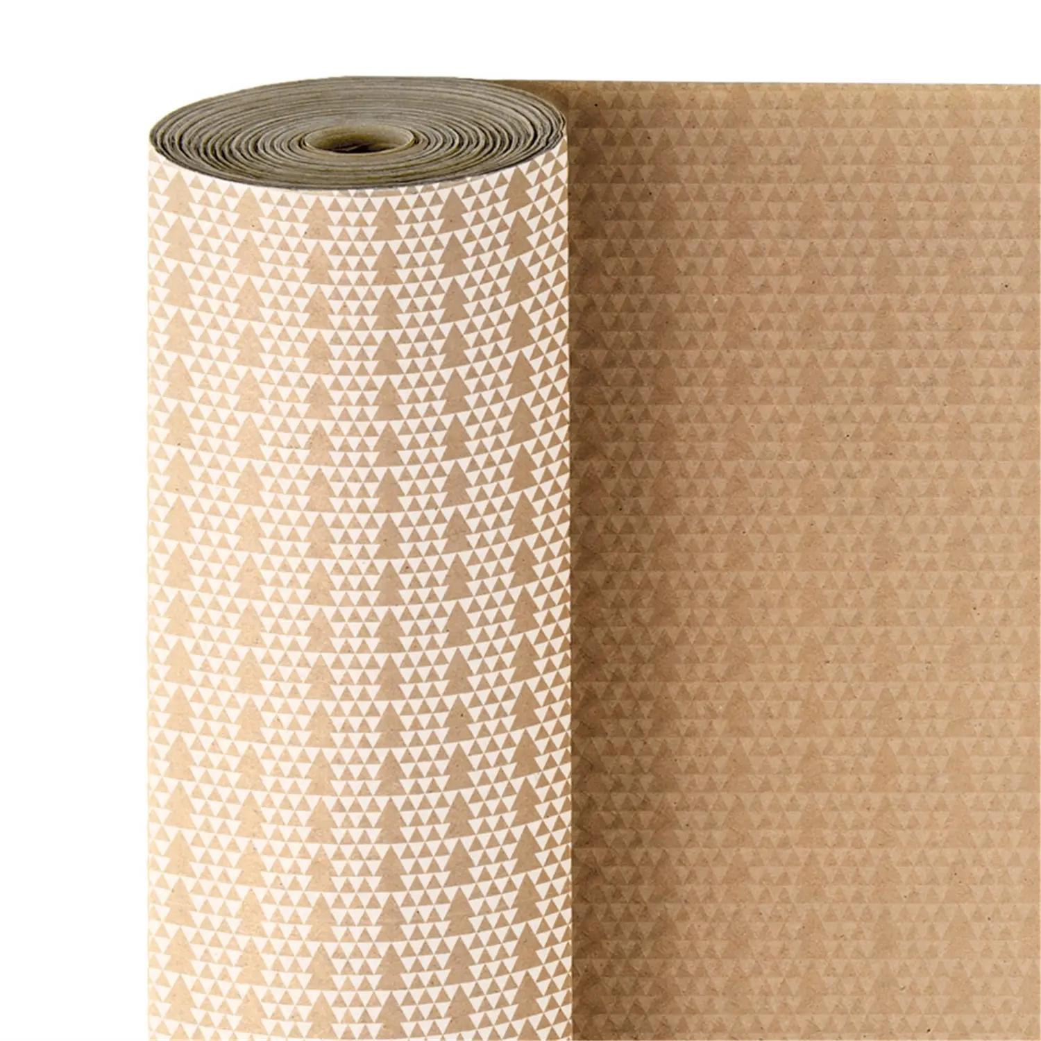 Carta da regalo abete abetos 60 gr/m2 0,70x50 m kraft a costine (1 unità)