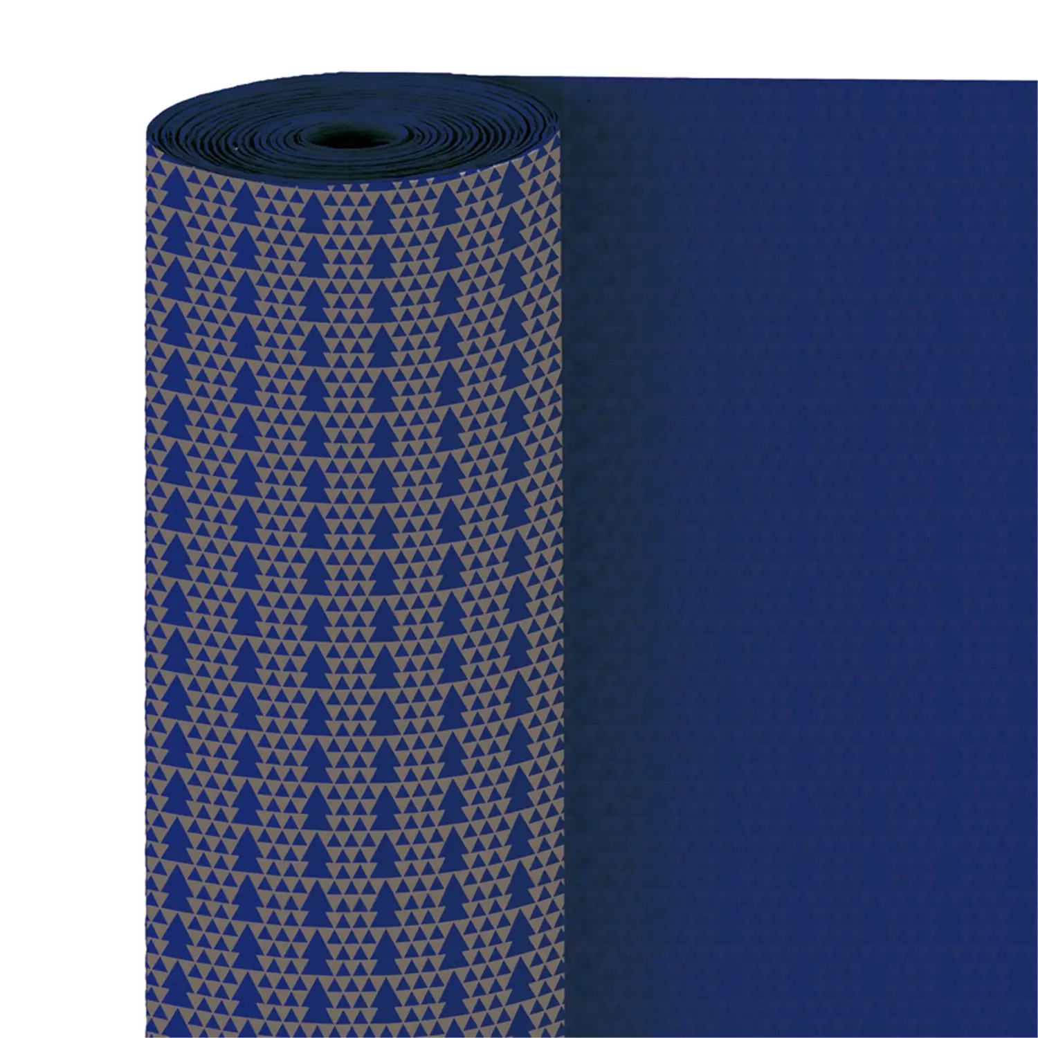 Carta da regalo 50 m. dec. abete  60 gr/m2 70 cm blu cellulosa (1 unità)