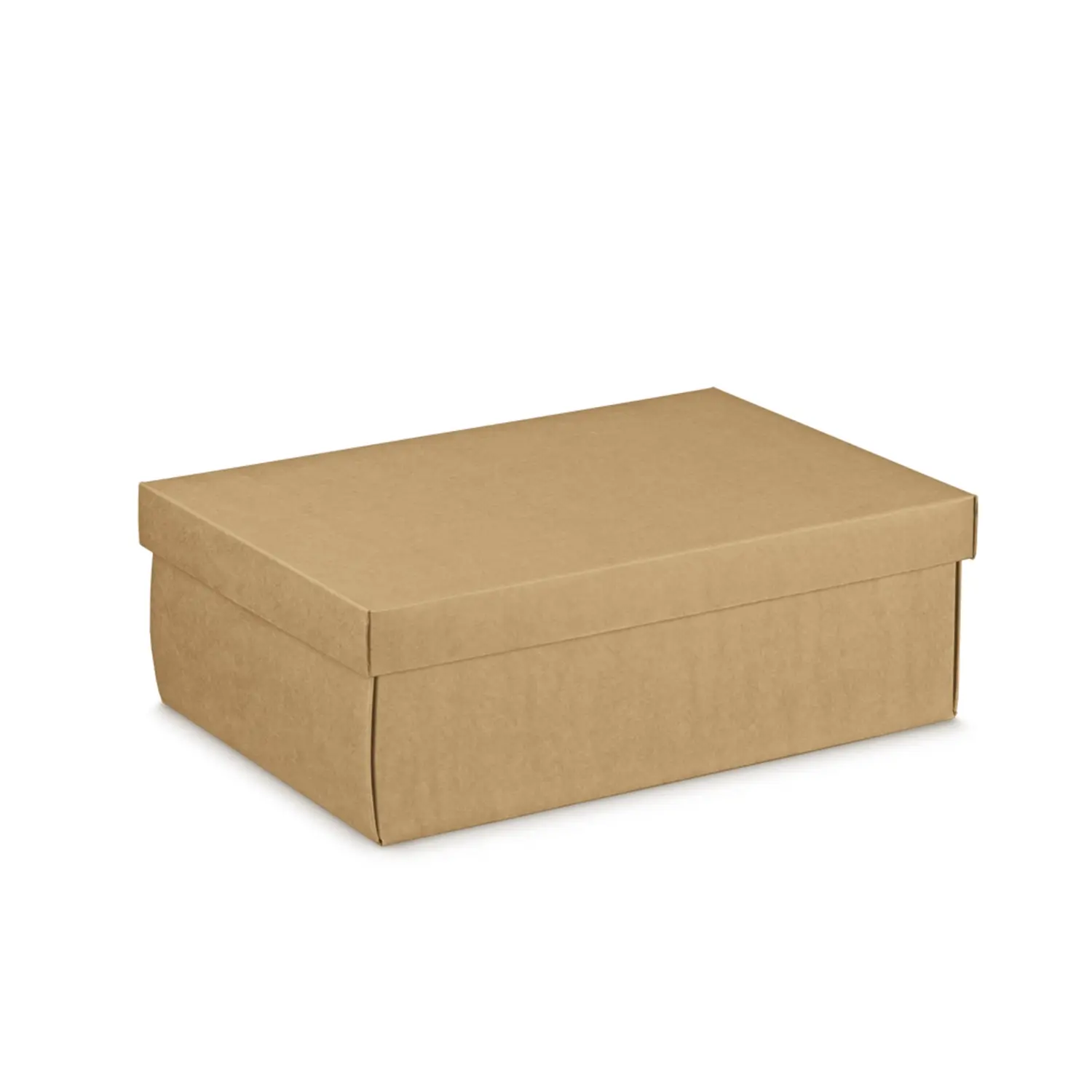 10 u. scatole rettangolari  34x25x12 cm naturale kraft (1 unità)