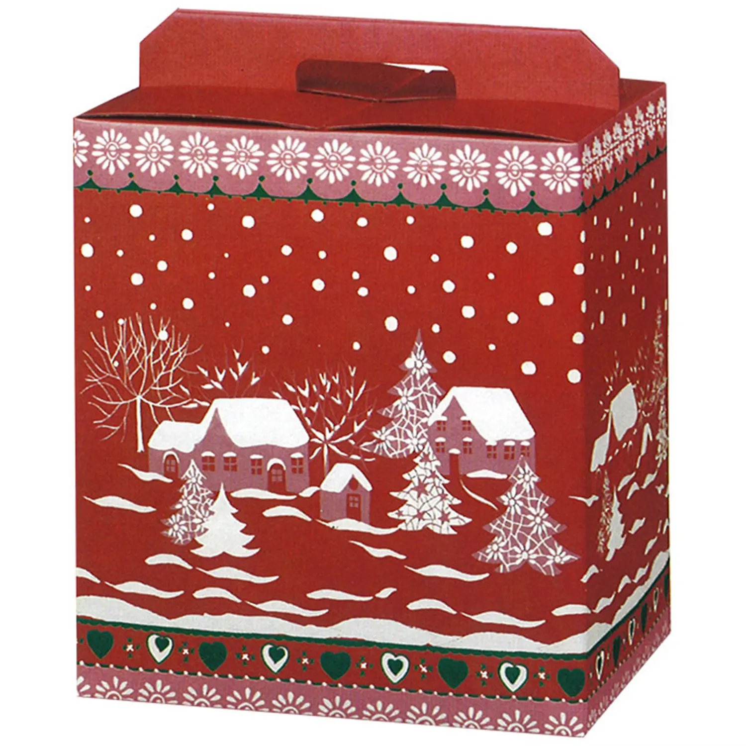 30 u. casse bottiglie/altri "white forest"   33x25x35 cm bianco cartone (1 unità)