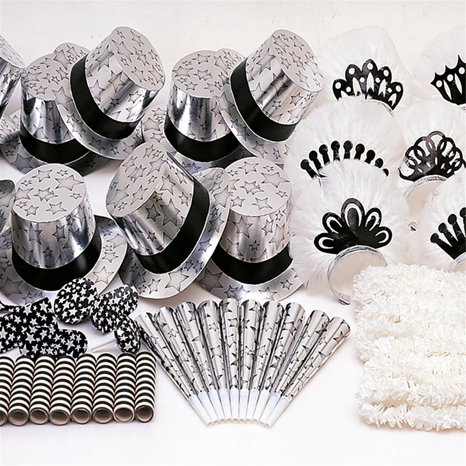 Set assortito cotillon 50 persone 'luxe'  36x30,5x30 cm colori varie (1 unità)