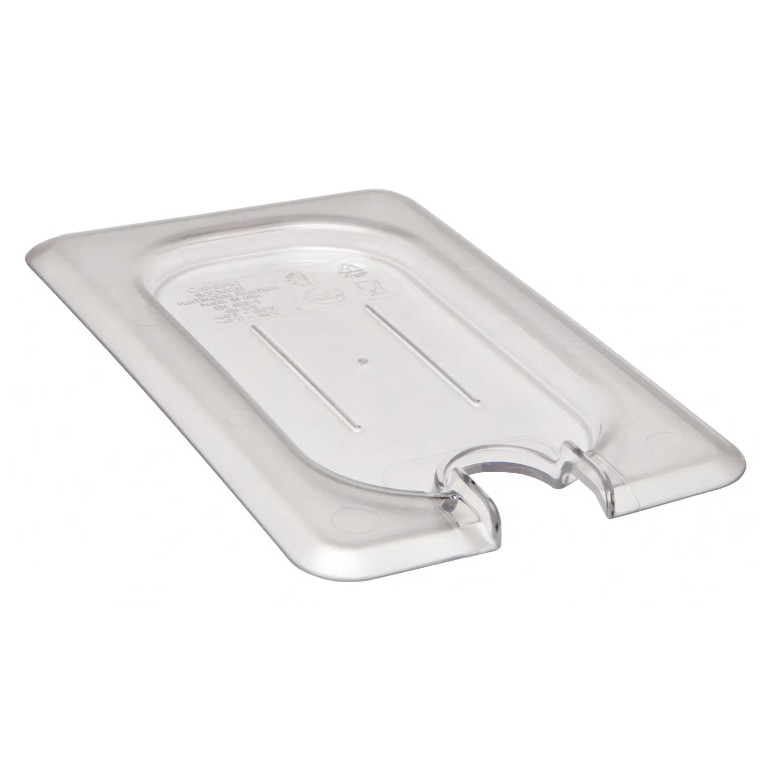 Tapa plana GN 1/9 con MUESCA 10,8 x 17,6 cm (6 unids)