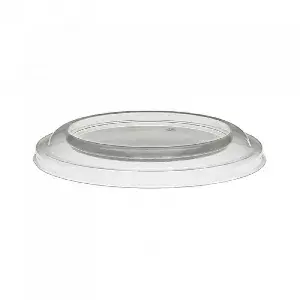 900 Uds. Tapa plana RPET para tarrina tripot transparente | Ref: 91249