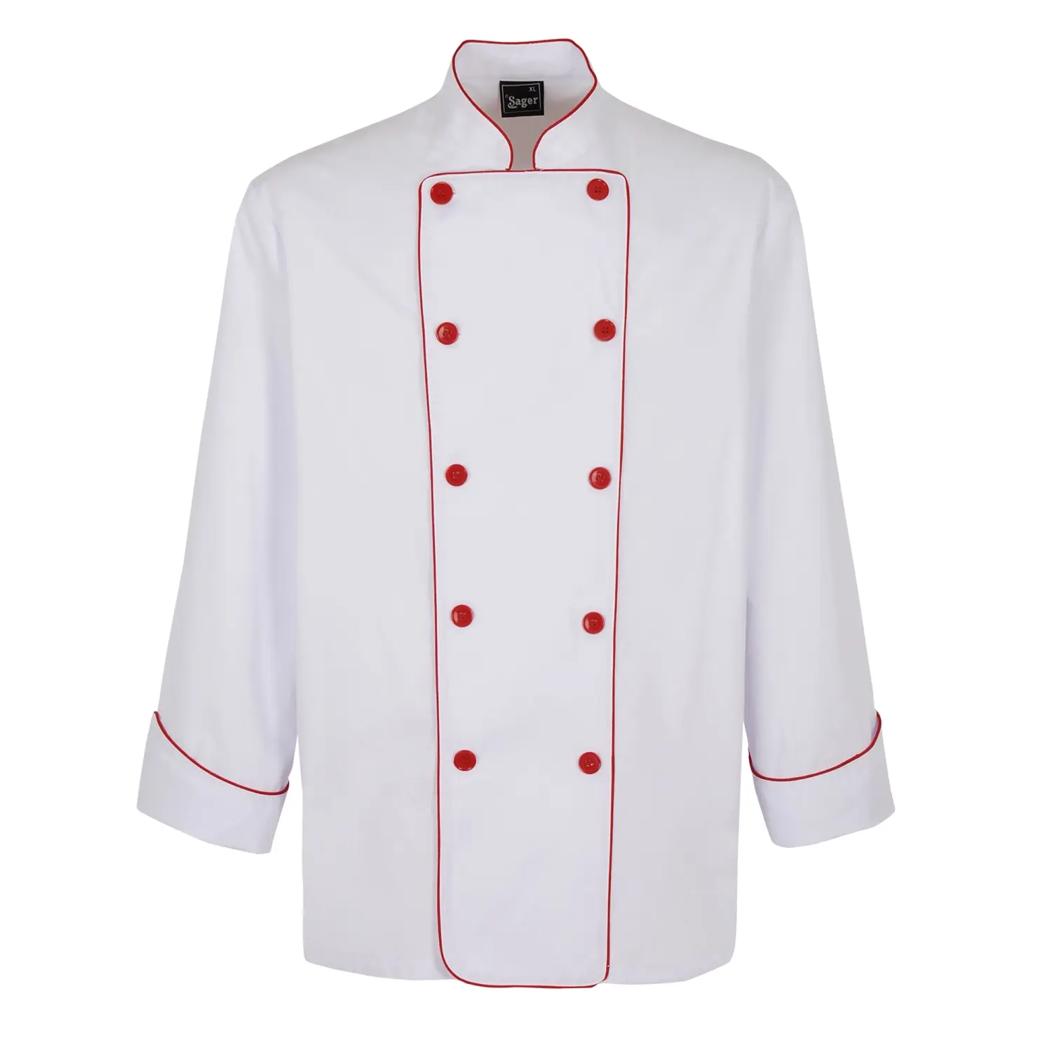 Chaqueta vivos manga larga