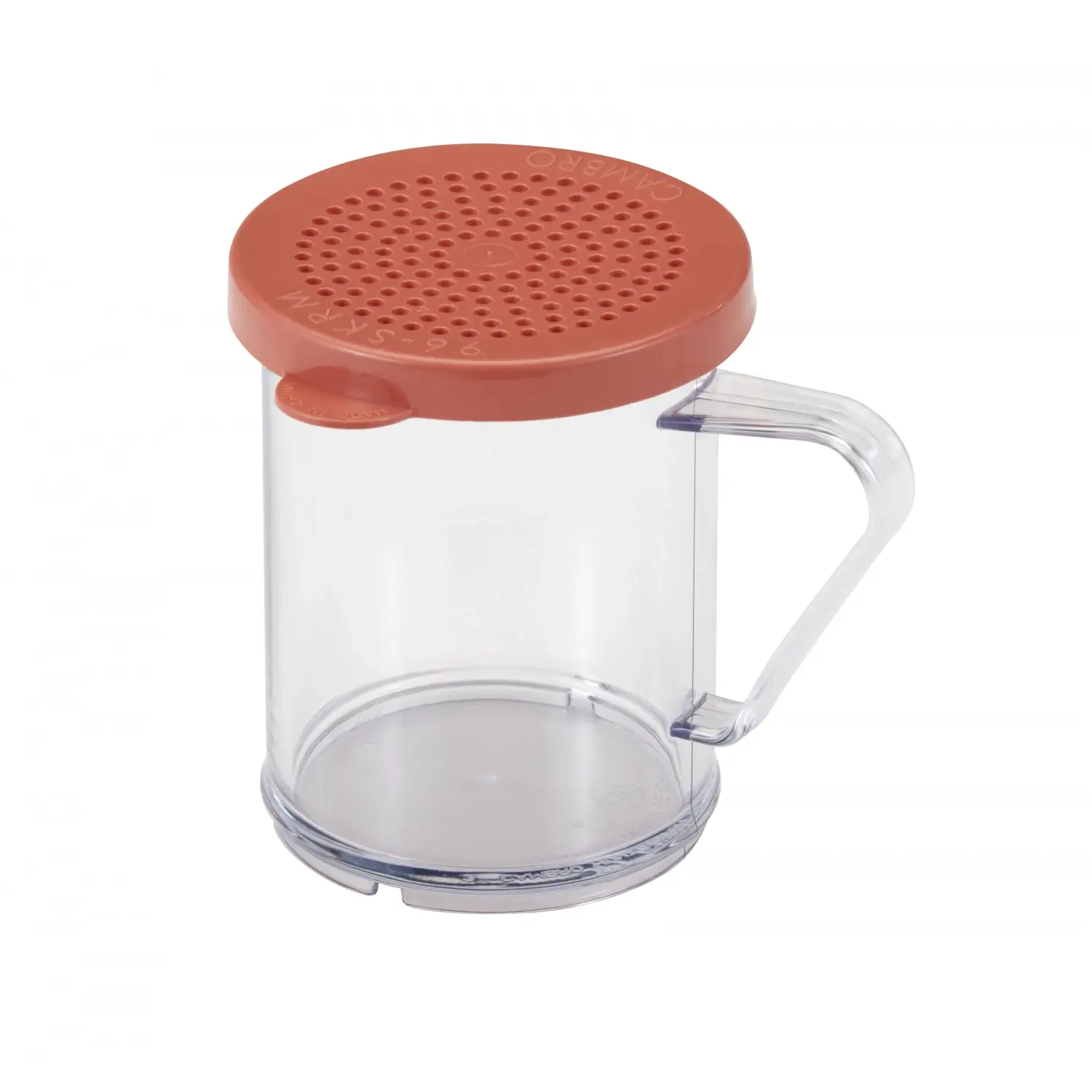 Espolvoreador con tapa para polvo medio 300 ml 10,9 x 8 x 9,6 cm Transparente
