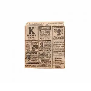 Carta antigrasso aperto 2 lati fast food pfas free 'times' 32 g/m2 13x14 cm naturale pergamana antigrassi (1000 unità)