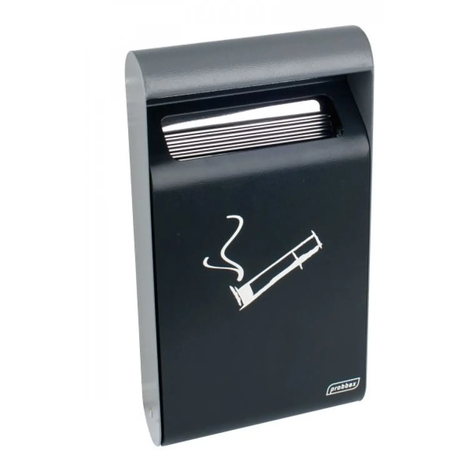 Cenicero de exterior para pared rectangular 3 L 19,1 x 6,4 x 35,5 cm Gris oscuro