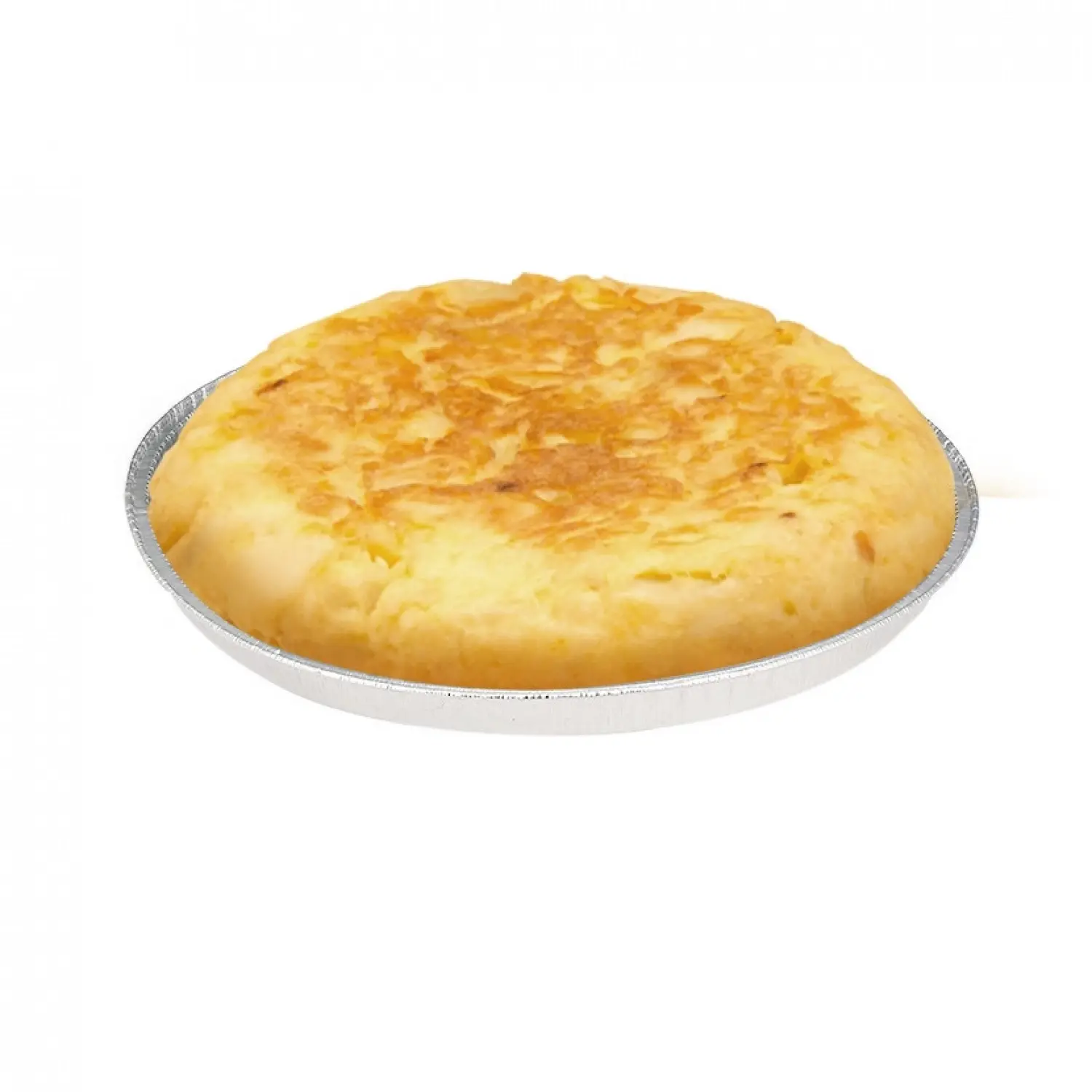 100 unidades. Embalagem redonda de alumínio para tortilla | Ref: AT500/FE1200