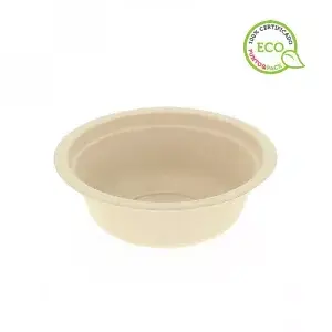 50 Uds. Bowl bio compostable de fibra (350ml) | Ref: BOWL001