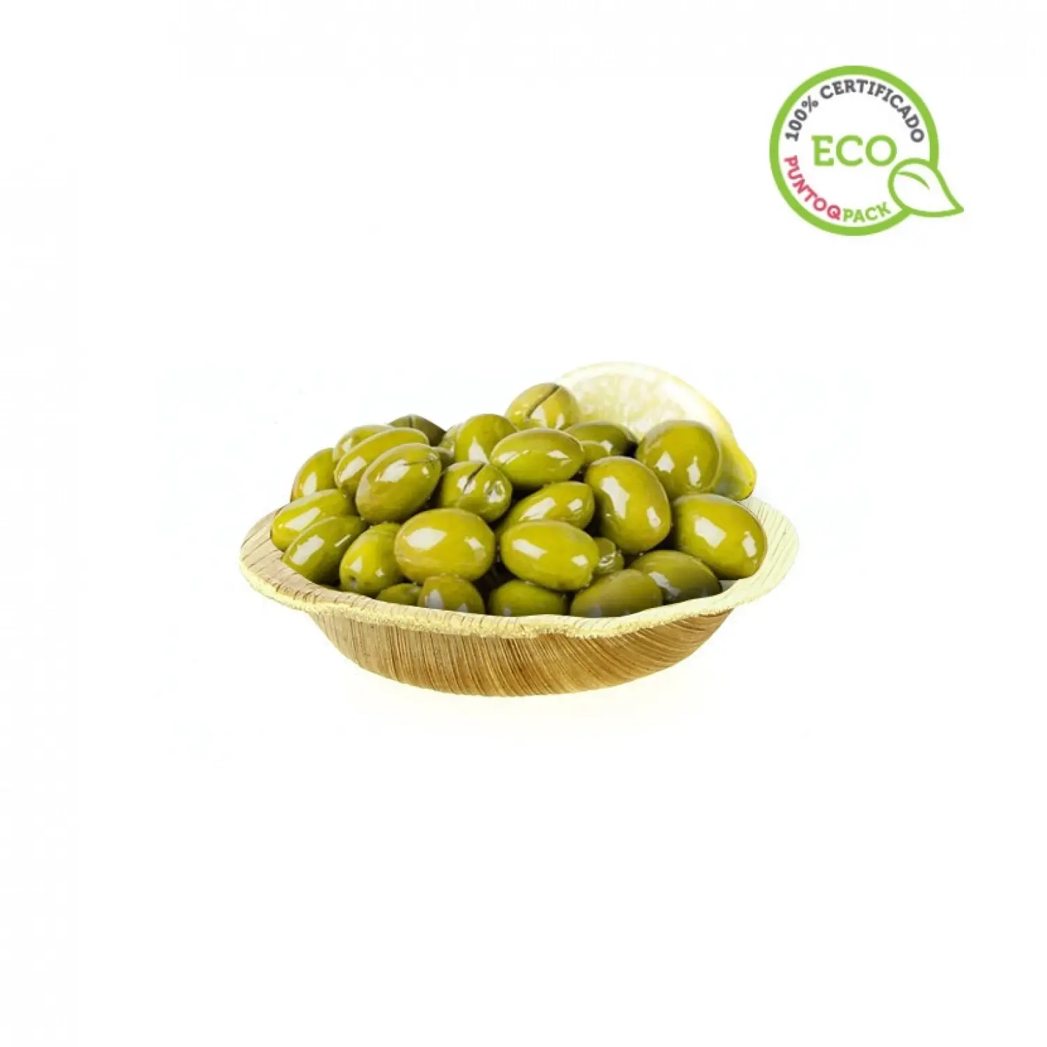25 unidades. Tigela mini de folha de palmeira (10Ø) | Ref: BOWL008