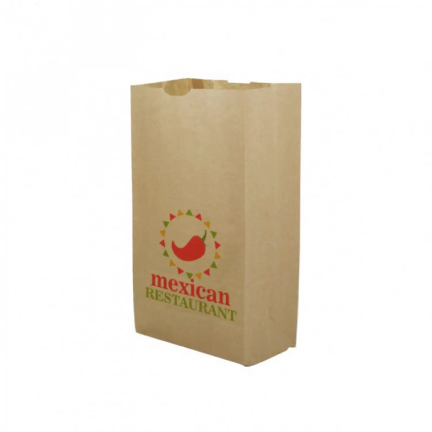 Small Kraft Paper Bag Without Handles (18+11x34cm)