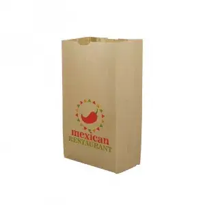 Small Kraft Paper Bag Without Handles (18+11x34cm)