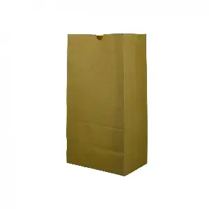 500 unidades. Sacos de papel kraft reciclados médios sem alças (20,5+15x40cm) | Ref: BP4