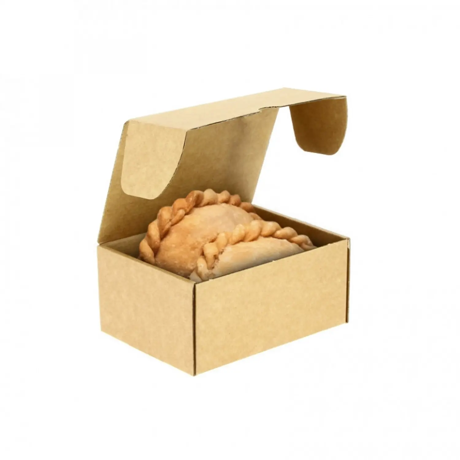 100 unidades. Caixa mini de cartão microcanal (empanadas argentinas) | Ref: CAM012